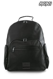 Mamas & Papas Black Tumbled Carbon Black Backpack (T58407) | €129