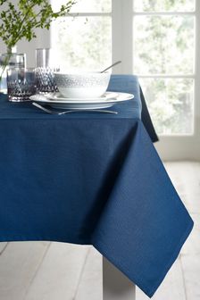 Navy Cotton Blend With Linen Table Cloth (T58425) | €42 - €52
