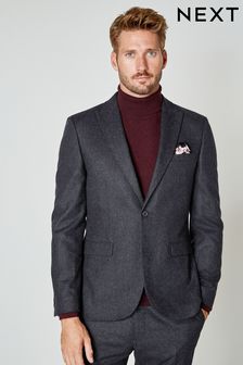Navy Wool Donegal Suit Jacket (T59164) | €46