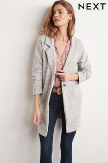 Gris - Abrigo estilo cárdigan (T59199) | 38 €