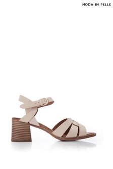 Moda In Pelle Poplina Woven Band Heeled Sandals (T59412) | $115