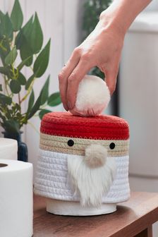 Red Santa Toilet Roll Cover (T59776) | €9