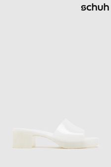 Schuh Snoh Sandalen mit Absatz aus Kunststoff, Weiß (T59801) | 34 €