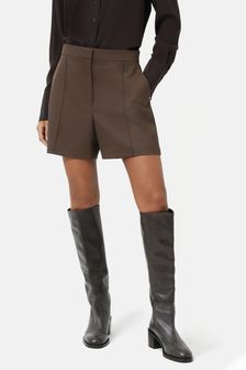 Jigsaw Brown Tailored Twill Shorts (T59837) | 95 €