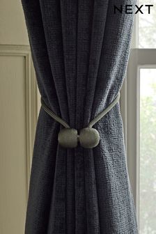 Sage Green Magnetic Curtain Tie Backs Set of 2