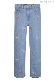 Modré dievčenské džínsy Tommy Hilfiger (T60106) | €48 - €55