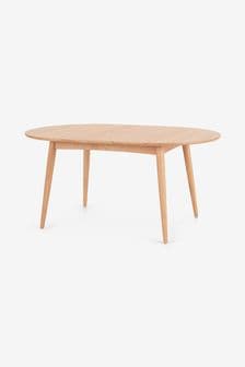 MADE.COM Oak Deauville Oval 4 to 6 Seater Oval Extending Dining Table (T60147) | €693