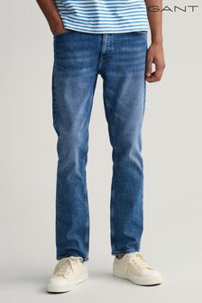 GANT Blue Arley Regular Fit Jeans (T60400) | $185