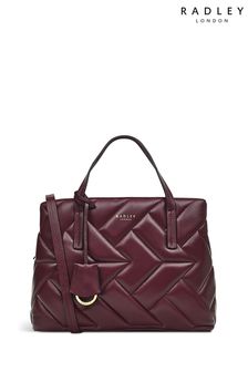 Radley London Red Dukes Place Quilt Medium Ziptop Grab Bag (T60720) | kr2,843