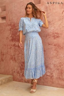 Aspiga Blue Julianne Maxi Skirt (T60861) | €60