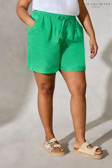 Live Unlimited Green Curve Linen Shorts (T60930) | 172 zł
