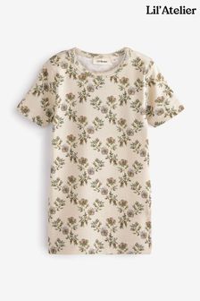 Lil Atelier Girls Cream Floral Print Top (T61179) | €24