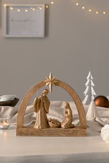 Gold Christmas Nativity Scene (T61588) | $36