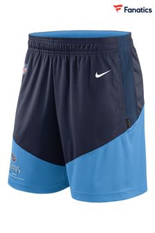 Nike Blue Fanatics NFL Tennessee Titans Nike On-field sideline Dri-Fit Knit Shorts (T61632) | kr820