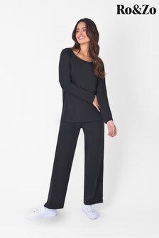 Ro&Zo Black Jersey Trousers (T61729) | €24