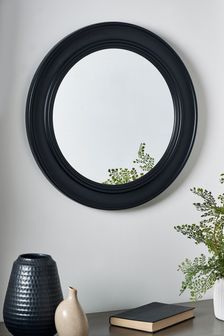 Black Country Luxe Wooden Wall Mirror (T61731) | 102 €