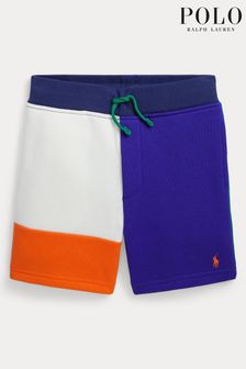 Polo Ralph Lauren Boys Blue Tri-coloured Jersey Shorts (T61778) | €27 - €34