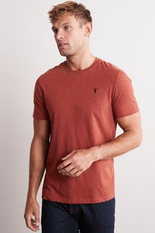 Rust Orange Marl Regular Fit Stag Marl T-Shirt (T61858) | 15 €