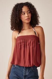 Berry Red Bandeau Boobtube Top (T61914) | €8