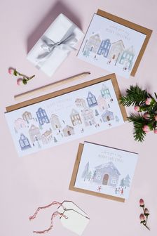 20 Pack Houses Christmas Cards (T62277) | €8