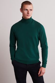 Ivy Green Roll Neck Jumper (T62927) | AED92