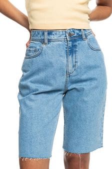 Niebieskie damskie szorty jeansowe Roxy (T63031) | 173 zł