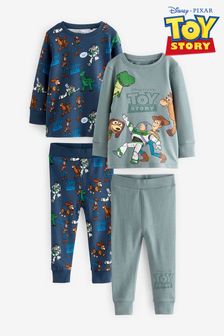 Toy Story Red/Blue Long Sleeved Pyjamas 2 Pack (9mths-10yrs) (T63601) | 33 € - 41 €