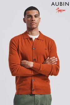 Orange - Aubin Banbury Strickjacke aus Merino-Kaschmirmischung, Blau (T64194) | 114 €