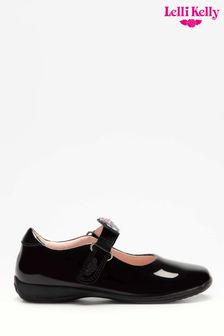 Lelli Kelly Ariel Charm Black Shoes (T64347) | ₪ 279