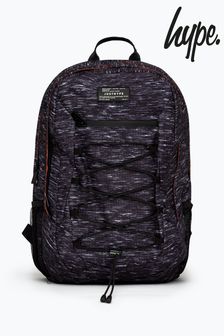 Hype. Black Space Dye Marl Maxi Backpack (T64513) | $48