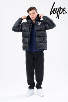 Hype. Kids Black Camo Puffer Jacket (T64913) | €68