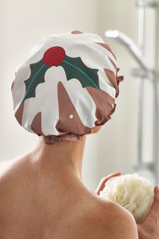 Natural Christmas Pudding Shower Cap (T65111) | €9