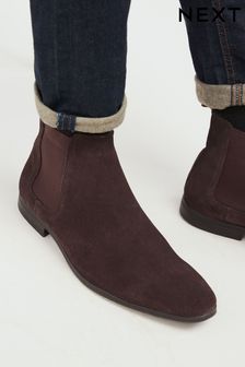 Brown Suede Chelsea Boots (T65154) | 257 QAR