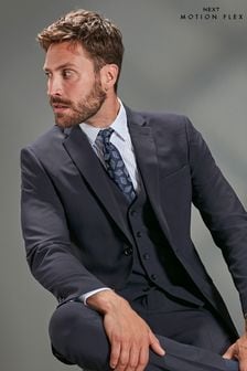 Navy Slim Fit Signature Tollegno Motionflex Stretch Wool Suit (T65206) | €80
