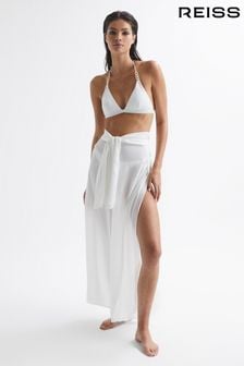Reiss White Gemma Resort Trousers (T65261) | 47,680 Ft