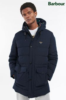 Barbour® Navy Blue Digby Padded Quilted Parka Jacket (T65413) | ₪ 1,441