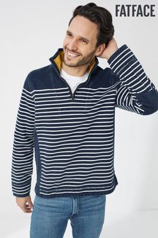 FatFace blauwe Airlie sweater met Bretonse streep (T65509) | €74