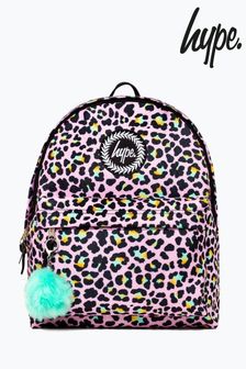 Hype. Pink Disco Leopard Backpack (T65692) | DKK234