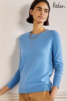 Boden藍色喀什米爾圓領套衫 (T65737) | NT$5,350