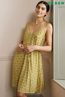 שמלת ג'רזי עם כתפיות בצבע צהוב של Boden (T65770) | ‏279 ₪