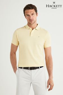 חולצת פולו בצבע צהוב לגברים של Hackett London (T66247) | ‏326 ₪