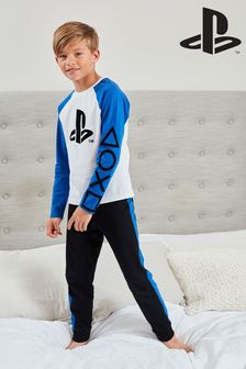 Niebieski Playstation™ - 2-częściowa piżama (3-16 lat) (T66737) | 177 zł - 225 zł