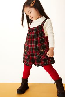Red Check Playsuit With T-Shirt Set (3mths-7yrs) (T66763) | €28 - €33
