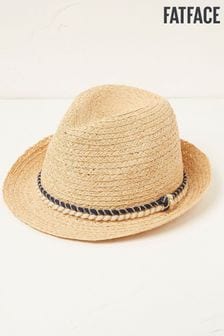 FatFace Plait Band Natural Trilby Hat (T67217) | OMR14