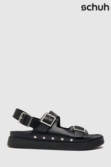 נעליים עם מדרס מעוצב לכף הרגל מעור של Schuh דגם Talis בשחור (T67488) | ‏210 ₪