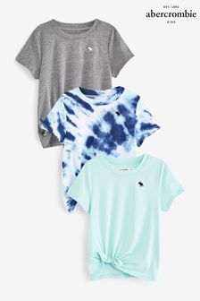 Abercrombie & Fitch Tie Front T-Shirts 3 Pack (T67684) | €37