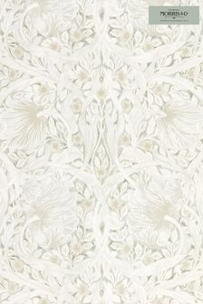 Morris & Co. Grey Pure Pimpernel 10.05M Wallpaper (T67900) | €195