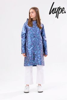 Hype. Girls Longline Multi Star Fade Raincoat (T67951) | OMR34 - OMR40