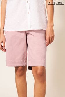 White Stuff Pink Hayley Organic Chino Shorts (T68172) | €27