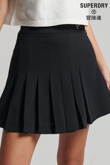 Superdry Black Code Essential Tennis Skirt